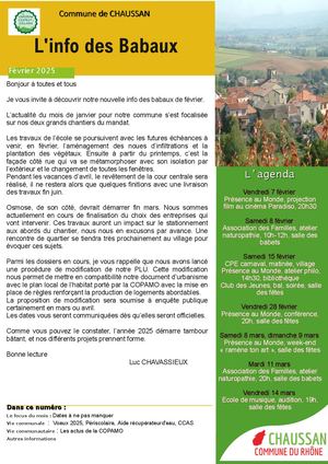 Info Des Babaux Fevrier 2025