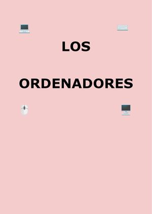 TIPOS DE ORDENADORES