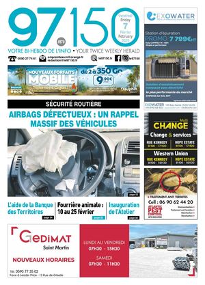 Journal le 97150 - Edition du vendredi 7 février 2025 - N°878