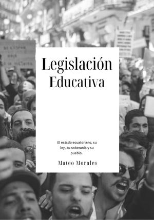 Legislación Educativa