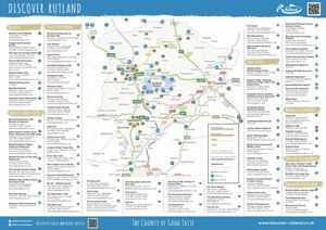 Discover Rutland Map Pad 2024
