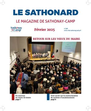 Magazine Le Sathonard février 2025