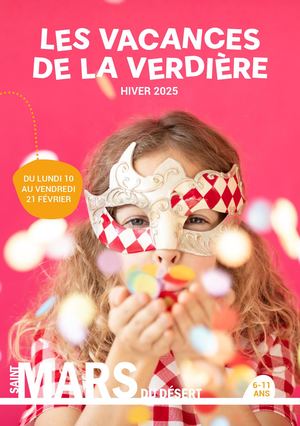 Plaquette Vacances Hiver Verdière 2025