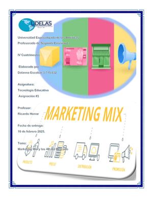 Marketing Mix y las 4P del Mercado