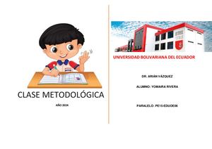 Clase Metodológica