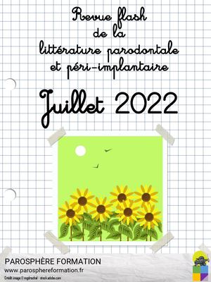 Revue Flash PSF | Juillet 2022