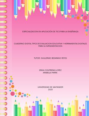 Cuaderno Digital Tipos De Evaluacion