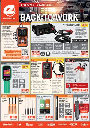 20250201 Endeavour Back To Work Catalogue 1 Feb To 30 April 2025