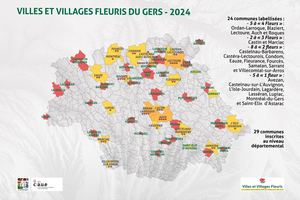 GERS - Carte VVF 2024