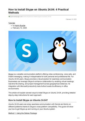 How To Install Skype On Ubuntu 2404 4 Practical Methods