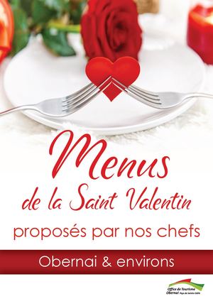 Menus St Valentin 2025 Obernai et sa région