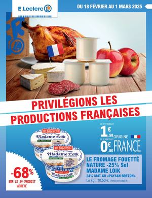 Catalogue produits français