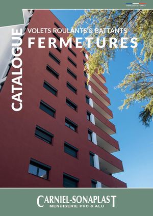 Fermetures 2025 - Carniel Sonaplast