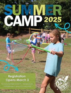 Holly Springs Parks & Recreation Summer Camp Guide 2025