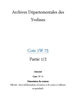 AD78 1W 75 Partie 1/2