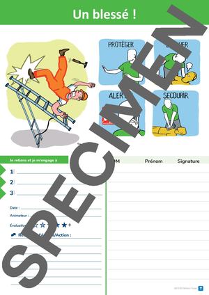 Fiche d'animation 1/4 d'heure sécurité - exemple