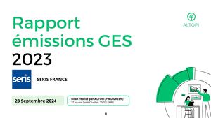 Rapport Bilan Carbone - Exercice 2023 - SERIS France