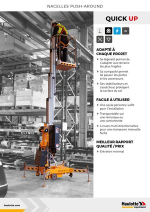 Quick Up - FR - Fiche technique