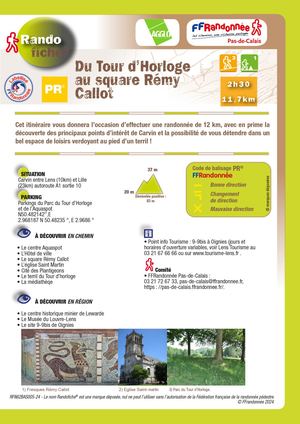 Rando Fiche Du Tour D'horloge Au Square Rémy Callot