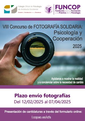 Cartel VIII Concurso Fotografia Solidaria 2025