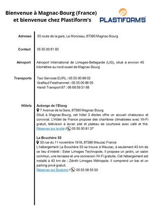 Guide Plastiform's Fr