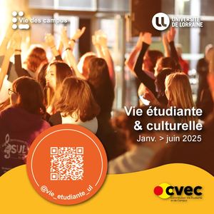 Vie éudiante & culturelle  Janv>Juin 2025