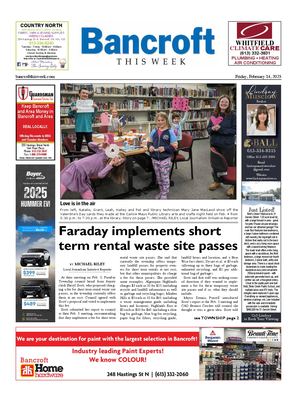 Bancroft This Week Feb 14, 2025