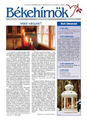 Békehírnök 2024. december 1.