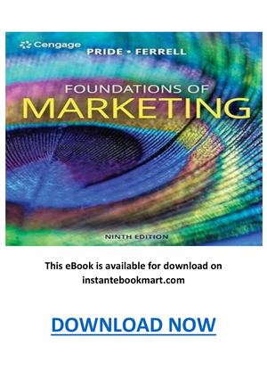Foundations Of Marketing 9th Edition Pdf