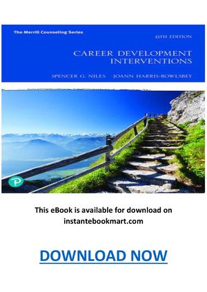 Career Development Interventions 6th Edition Pdf