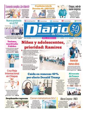 Portada, Jueves 13 De Febrero De 2025