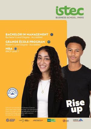 Brochure Istec Internationale ENG