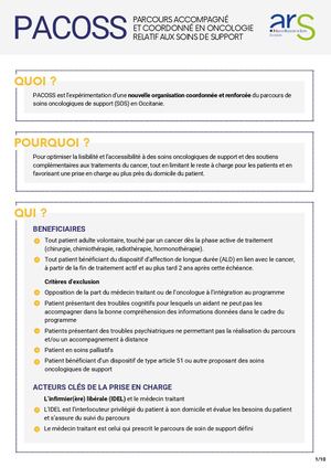 Présentation de l’expérimentation PACOSS