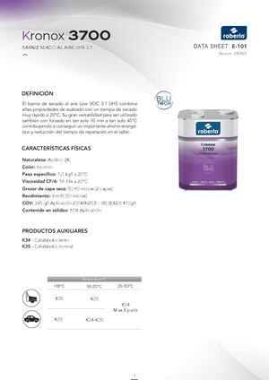 TDS Kronox 3700 - ES