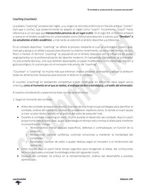Coaching (Couchear)
