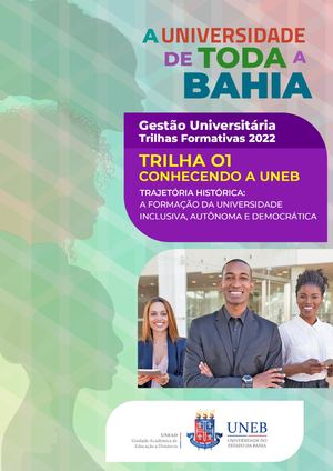 Ebook Trajetória Histórica E Formação Da Universidade Inclusiva, Autônoma E Democrática