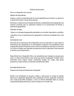 Práctica De Secuencia