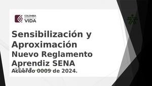 Diapositivas Sintesis Capítulos I Al V Reglamento Aprendiz
