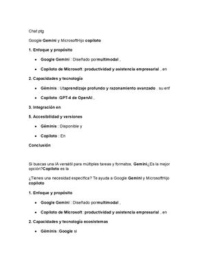 Chat Ptg ,Geminis Y Copilot