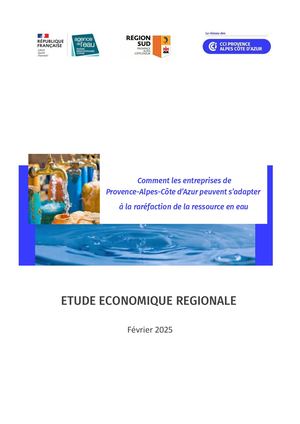 Etude économique régionale EAU