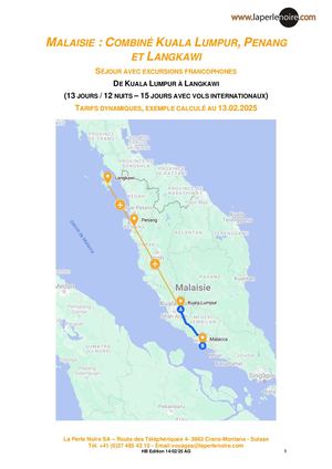 Combiné Kuala Lumpur, Penang Et Langkawi
