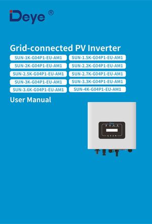Instructions Sun 1-4k Manual Deye
