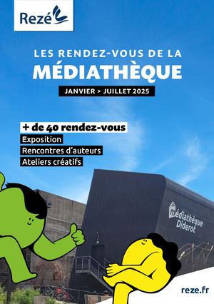 Médiathèque Diderot - Plaquette saison - Janvier à juillet 2025