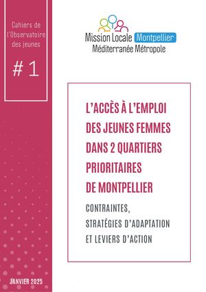 Cahier Observatoire Des Jeunes N°1 Janvier 2025