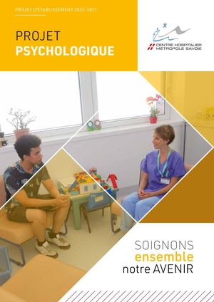 CHMS Projet Psychologique 2023-2027