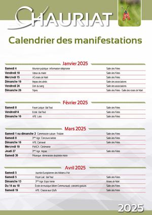 Encart Manifestations 2025