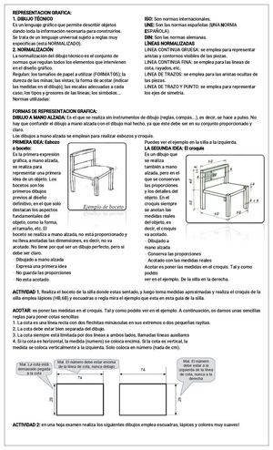 Guia # 2 Croquis, Acotado, Plano, Escala, punto fuga