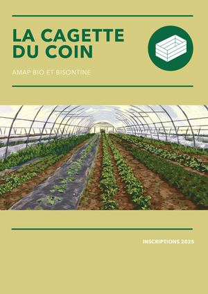 Livret La Cagette du coin 2025