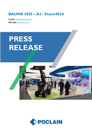 Press Release Bauma 2025