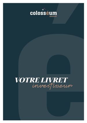 LIVRET INVESTISSEUR 2025